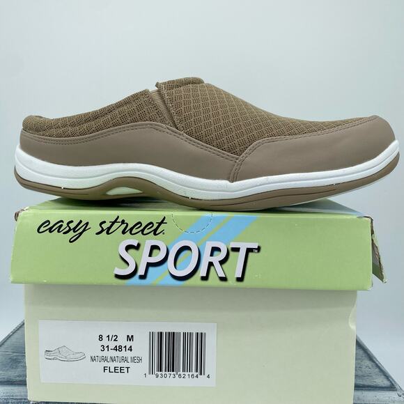 NEW Easy Street Fleet Sport Women’s Mule Natural Size 8.5 - Picture 1 of 9